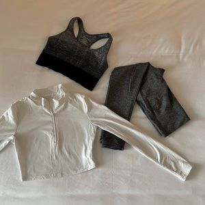 Sports set / grey / push up